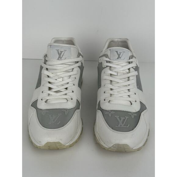 Louis Vuitton White Holographic LV Trainer Men\'s Sneakers Size 8.5 MS1200 main image 9